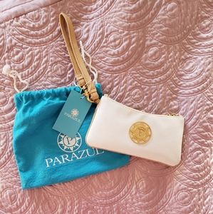 Brand new Parazul white wristlet